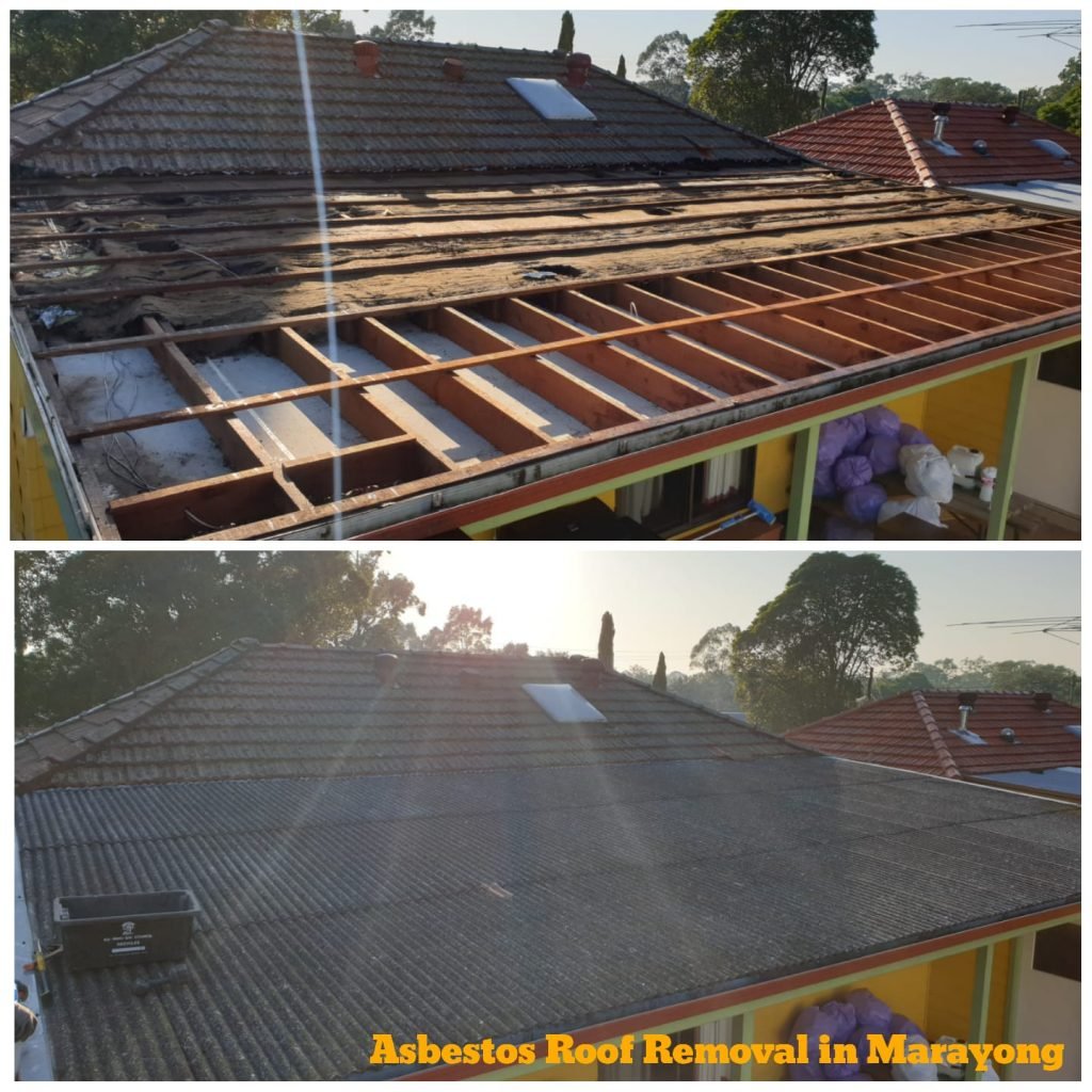 Asbestos Roof Removed in Marayong