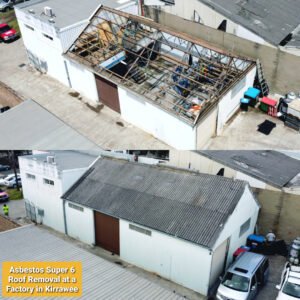 Asbestos Super 6 Roof Removed at a Factory